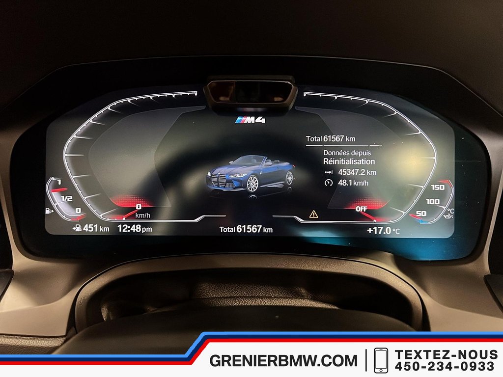 BMW M4 Competition Cabriolet M xDrive, Premium Package 2022 à Terrebonne, Québec - 11 - w1024h768px