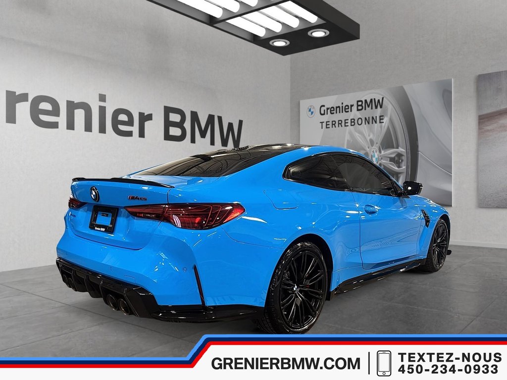 2025 BMW M4 CS, Blue Riviera, 1/75 unit, No Luxury Tax in Terrebonne, Quebec - 4 - w1024h768px