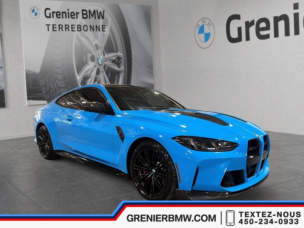 2025 BMW M4 CS, Blue Riviera, 1/75 unit, No Luxury Tax in Terrebonne, Quebec - 1 - w1024h768px