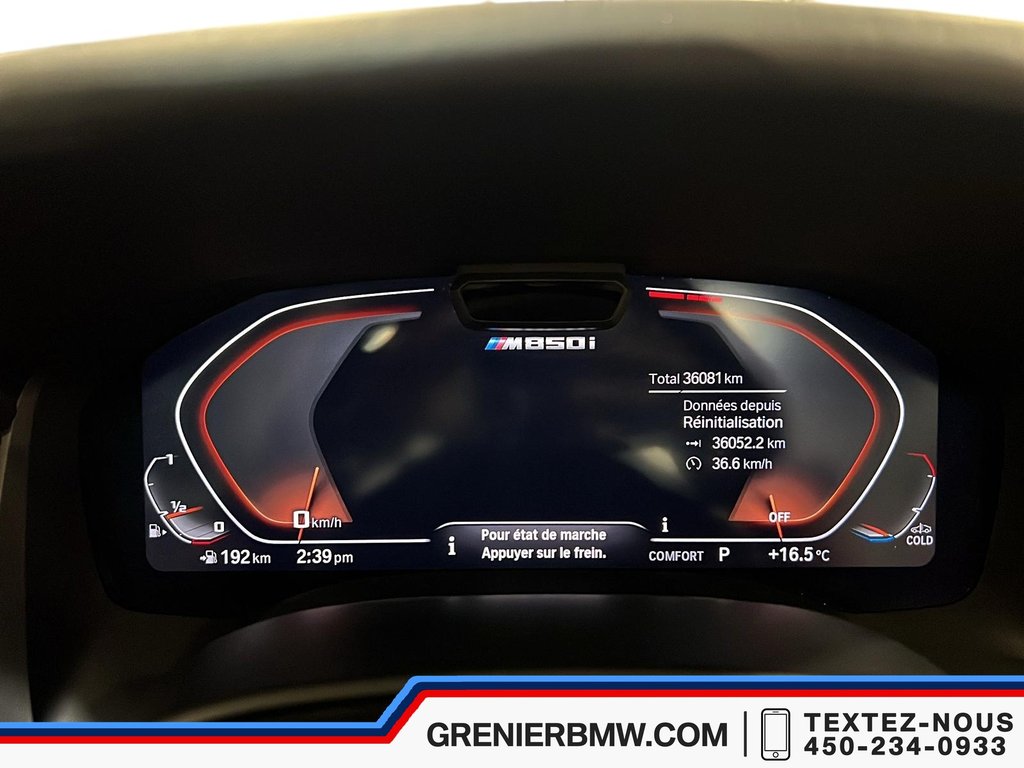 BMW M850i xDrive Cabriolet 2023 à Terrebonne, Québec - 11 - w1024h768px