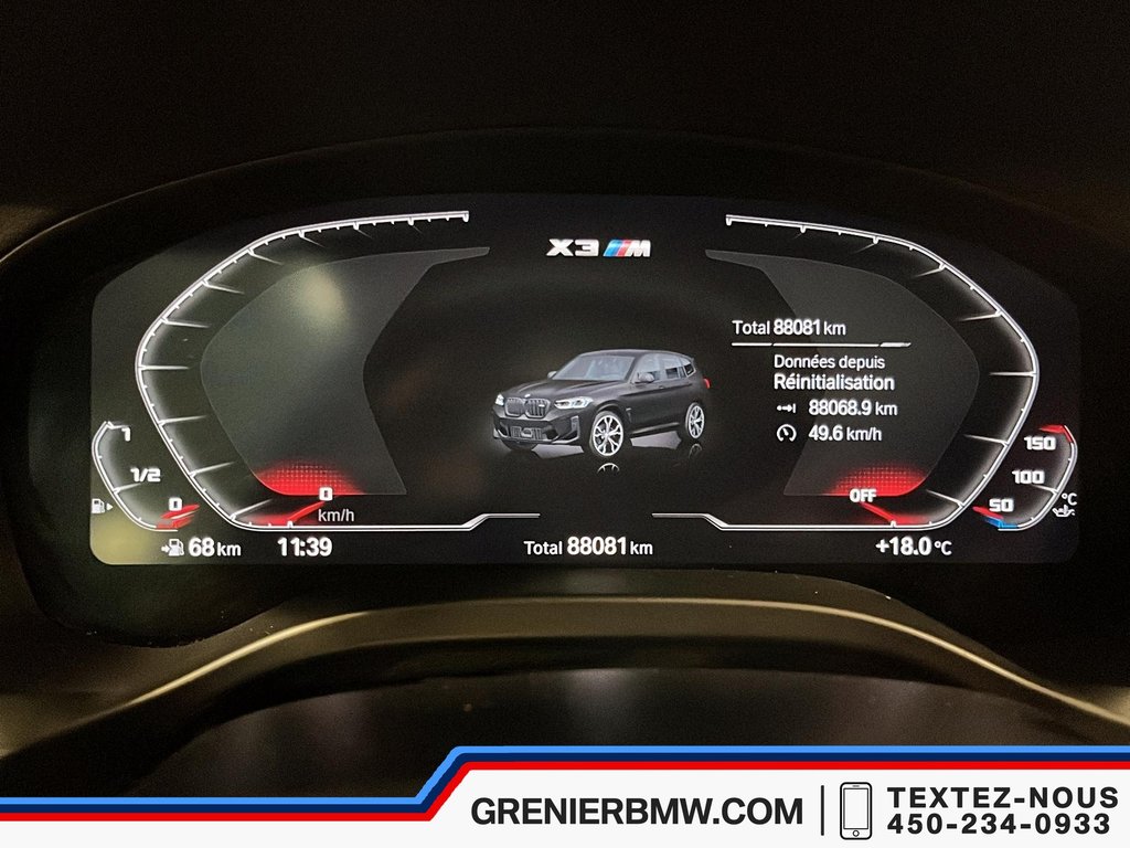 BMW X3 M Competition, Carbon Fiber Trims, CPO Certified 2022 à Terrebonne, Québec - 12 - w1024h768px