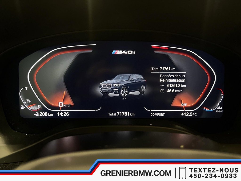 2021 BMW X3 M40i, Harman Kardon, Head-Up Display in Terrebonne, Quebec - 12 - w1024h768px