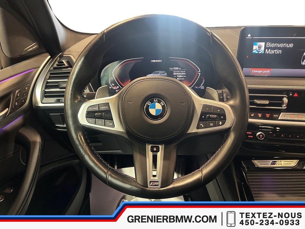 2022 BMW X3 M40i, Harman Kardon, Head-Up Display in Terrebonne, Quebec - 11 - w1024h768px