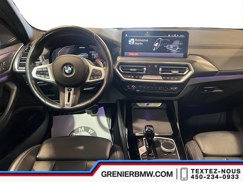 2022 BMW X3 M40i, Harman Kardon, Head-Up Display in Terrebonne, Quebec - 8 - w1024h768px