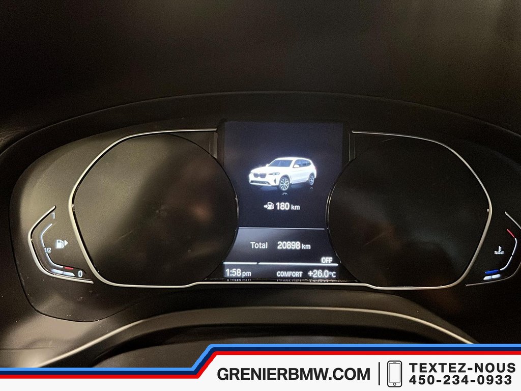 2022 BMW X3 XDrive30i, Premium Essential, CPO Certified in Terrebonne, Quebec - 12 - w1024h768px