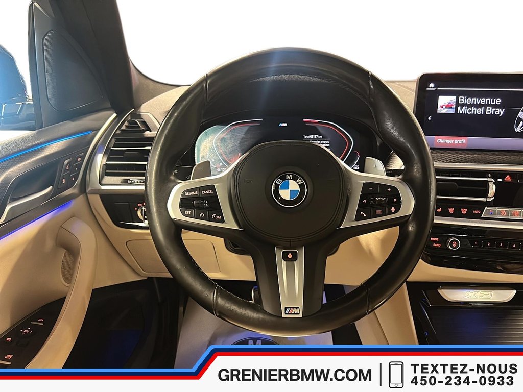 2022 BMW X3 XDrive30i, M Sport Package, Premium Package in Terrebonne, Quebec - 14 - w1024h768px