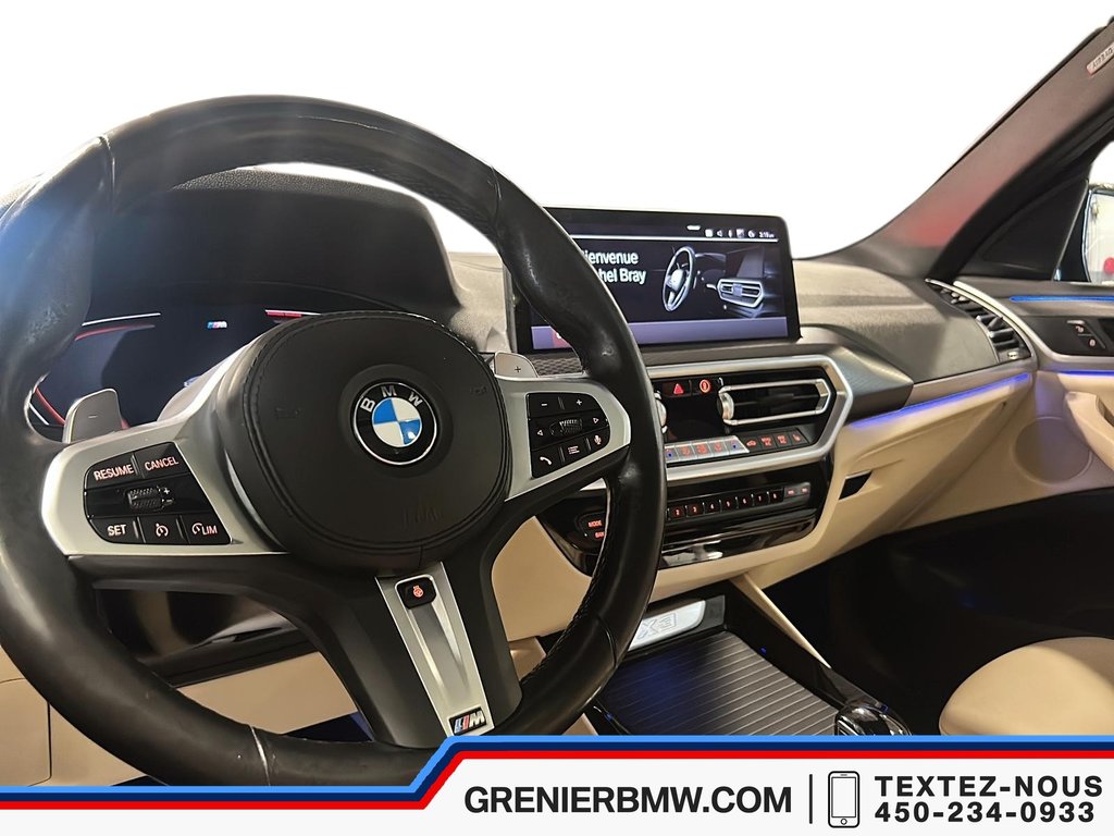 2022 BMW X3 XDrive30i, M Sport Package, Premium Package in Terrebonne, Quebec - 16 - w1024h768px