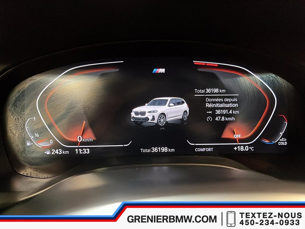 2023 BMW X3 XDrive30i, Premium Essential, M Sport Package in Terrebonne, Quebec - 11 - w1024h768px