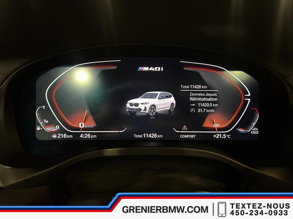 2023 BMW X3 M40i, Premium Package, BMW CPO Certified in Terrebonne, Quebec - 12 - w1024h768px