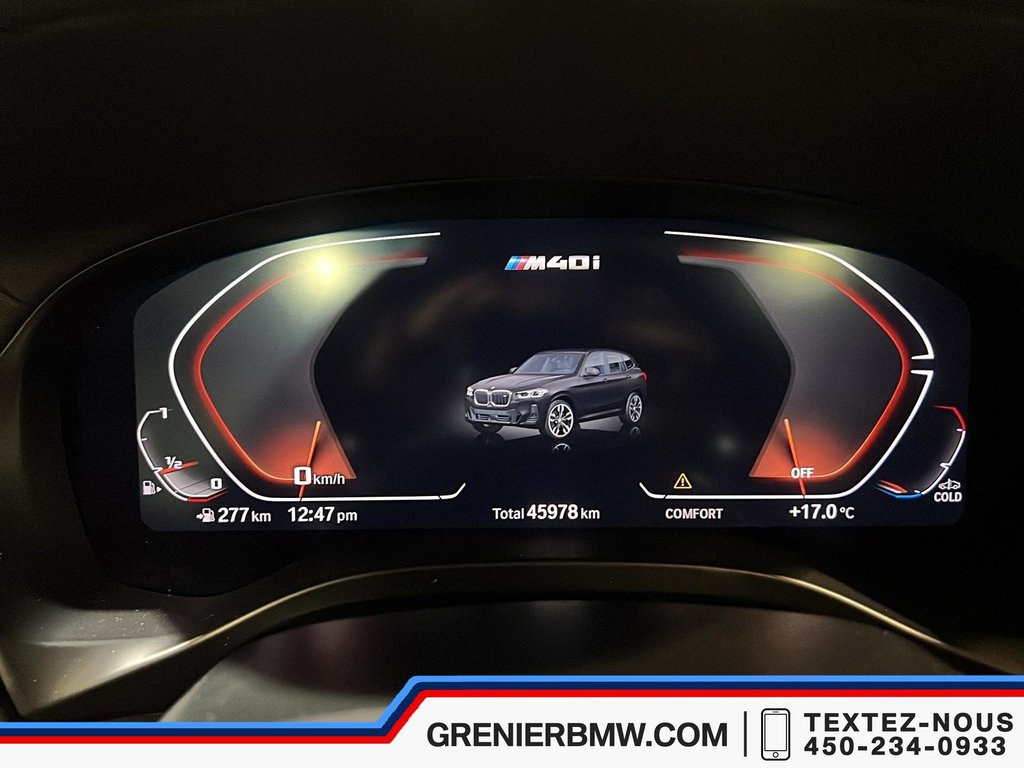 BMW X3 M40i, Premium Package, Trailer Hitch 2023 à Terrebonne, Québec - 12 - w1024h768px