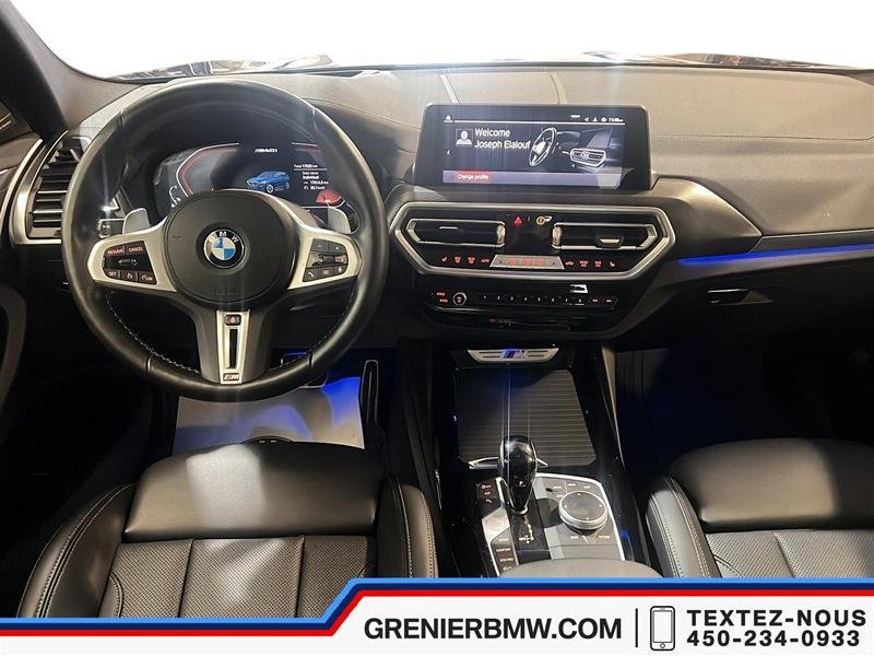 BMW X3 M40i, Hamran Kardon, Head-Up Display, Enhanced 2023 à Terrebonne, Québec - 8 - w1024h768px