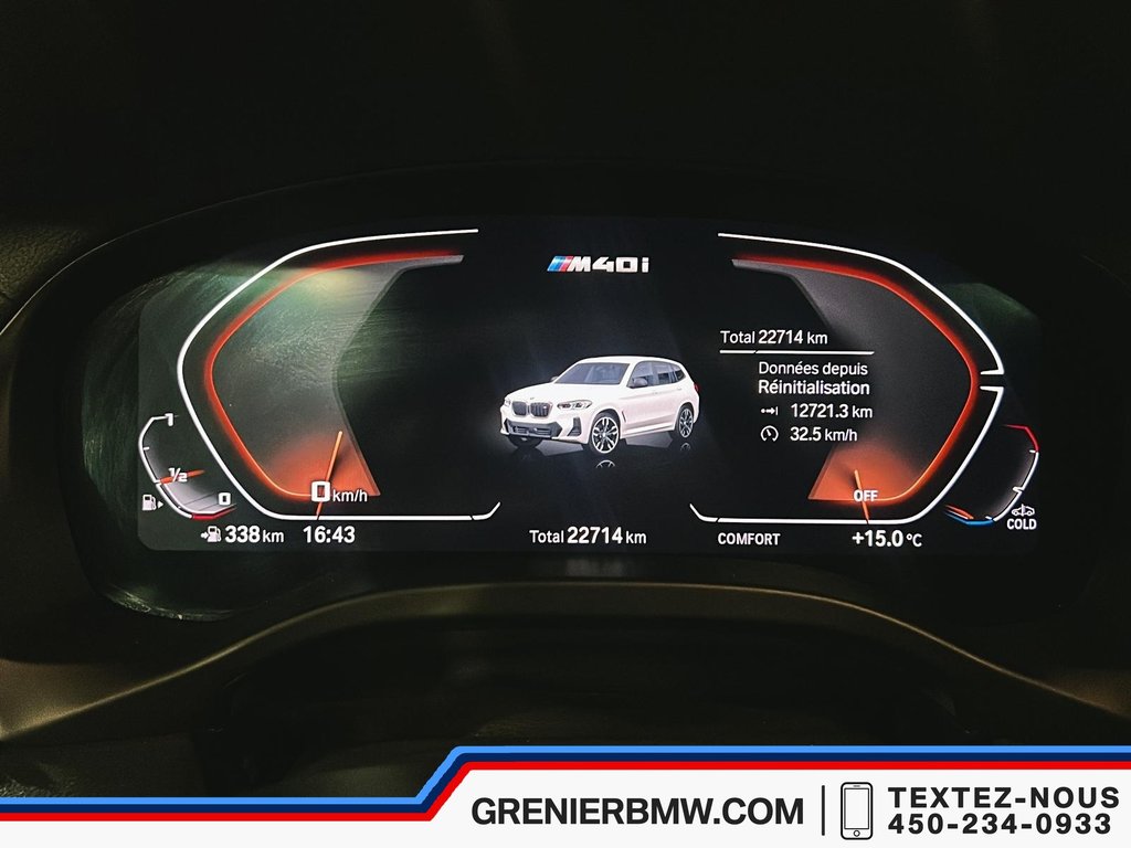BMW X3 M40i, Premium Package, Trailer Hitch 2023 à Terrebonne, Québec - 12 - w1024h768px