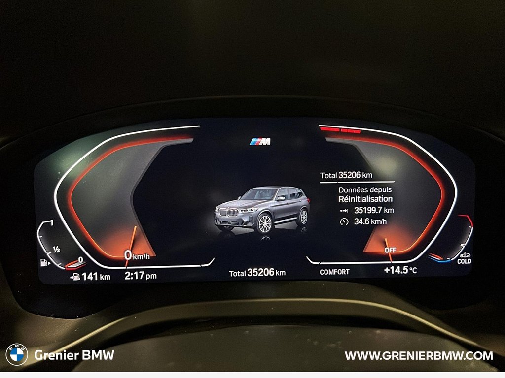 BMW X3 xDrive30i, M Sport Package, Premium Package 2023 à Terrebonne, Québec - 12 - w1024h768px