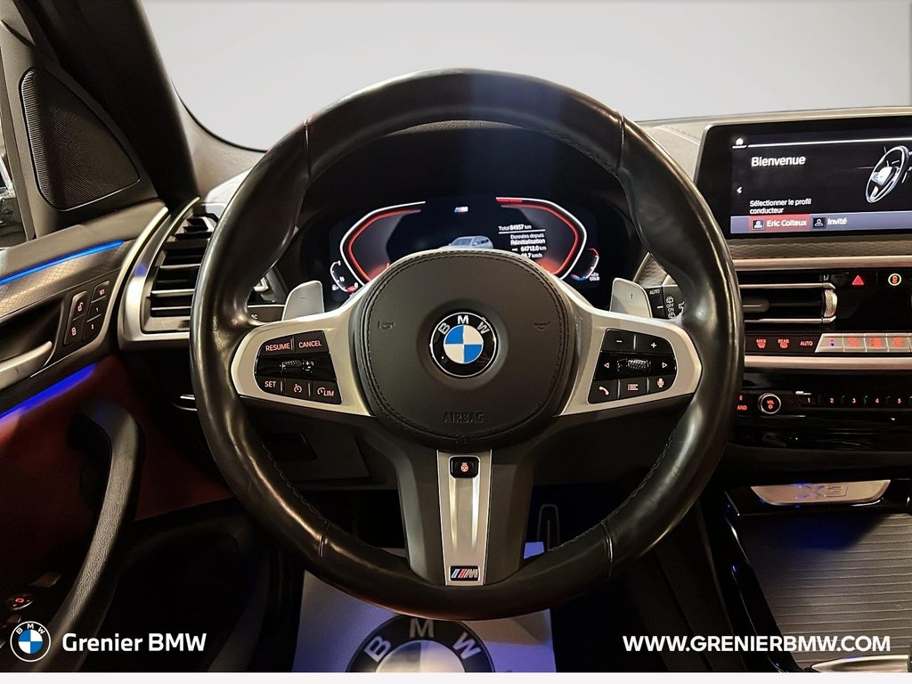 BMW X3 xDrive30i,PREMIUM ESSENTIAL, M SPORT PACKAGE 2023 à Terrebonne, Québec - 10 - w1024h768px
