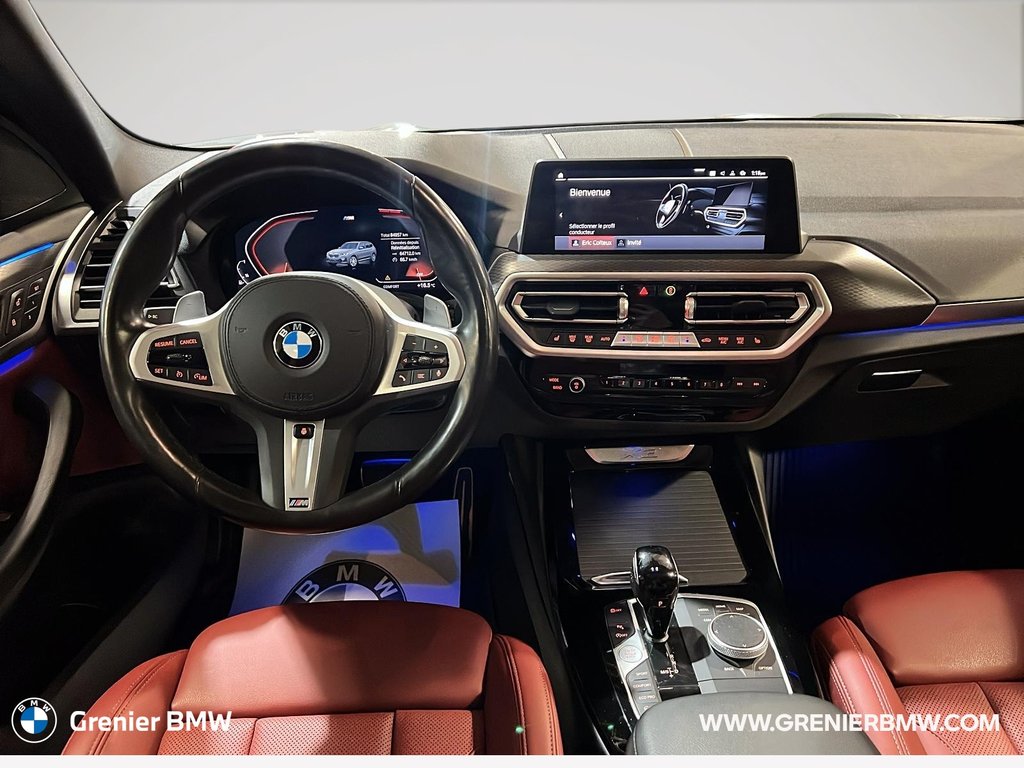 BMW X3 xDrive30i,PREMIUM ESSENTIAL, M SPORT PACKAGE 2023 à Terrebonne, Québec - 8 - w1024h768px