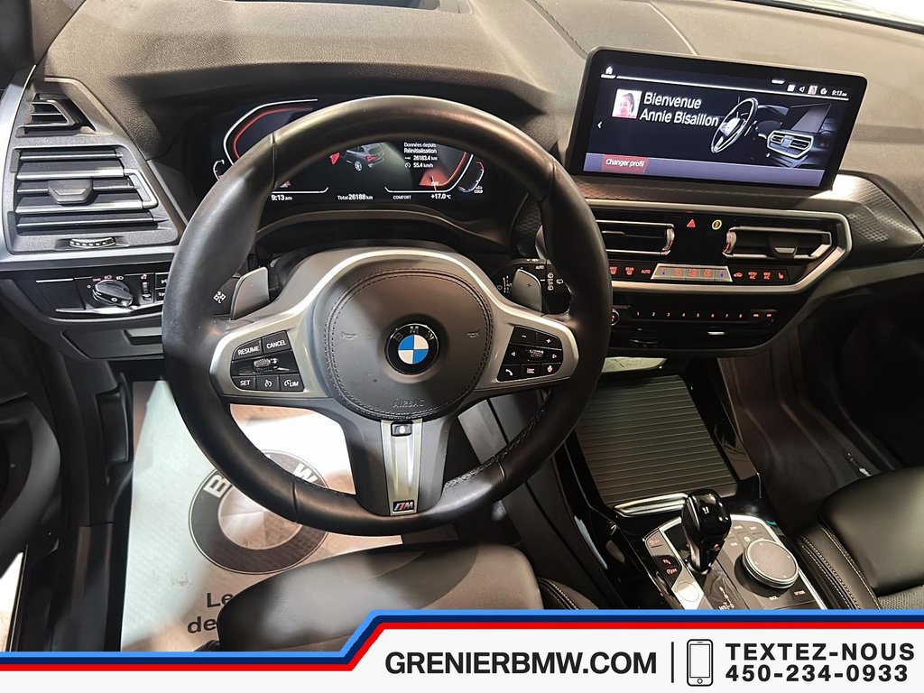 BMW X3 XDrive30i, M Sport Edition, BMW CPO Certified 2024 à Terrebonne, Québec - 9 - w1024h768px