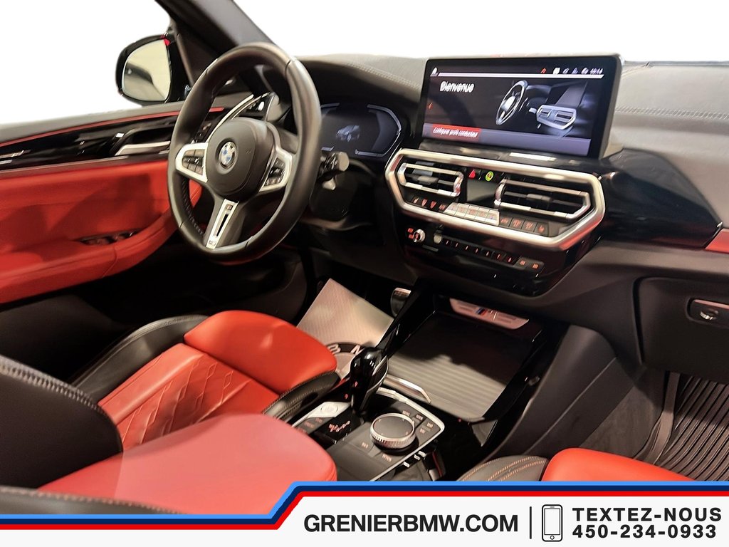 BMW X3 M40i xDrive, Premium Enhanced, Fiona Red Interior 2024 à Terrebonne, Québec - 13 - w1024h768px