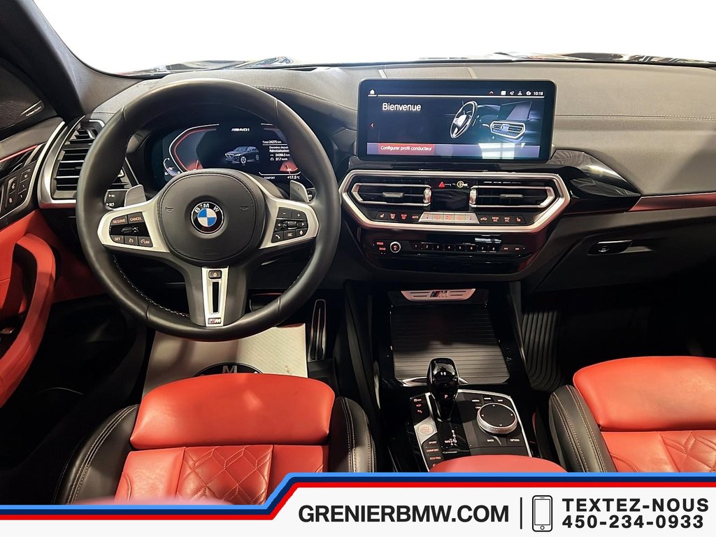 BMW X3 M40i xDrive, Premium Enhanced, Fiona Red Interior 2024 à Terrebonne, Québec - 8 - w1024h768px