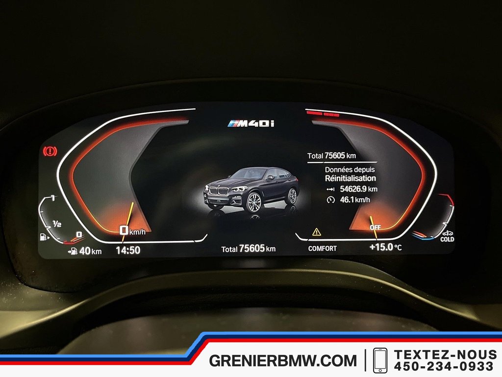 BMW X4 M40i, Harman Kardon, Carbon Fiber Trims 2020 à Terrebonne, Québec - 12 - w1024h768px