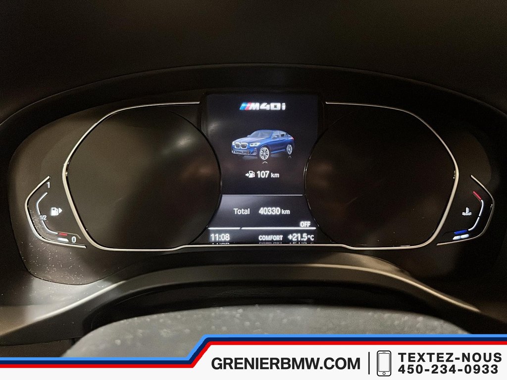 BMW X4 M40i, Premium Enhanced, Harman Kardon 2022 à Terrebonne, Québec - 12 - w1024h768px