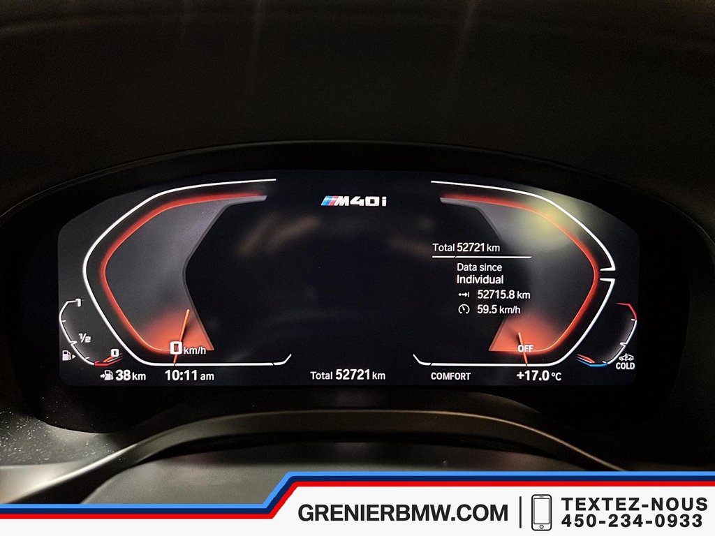 2023 BMW X4 M40i, Premium Package, BMW CPO certified in Terrebonne, Quebec - 12 - w1024h768px