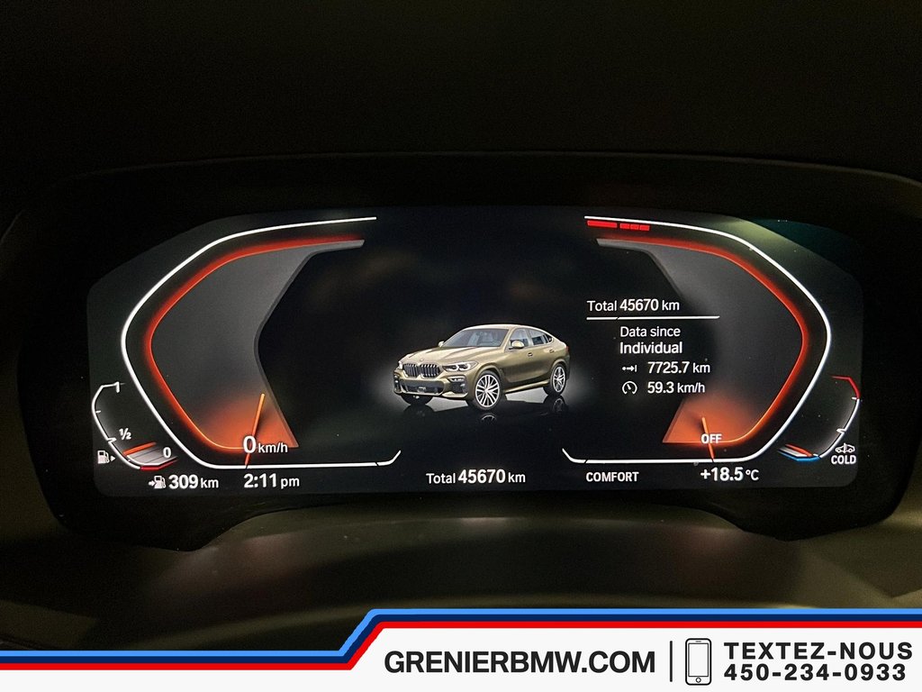 2020 BMW X6 XDrive40i, Premium Enhanced, Air Suspension in Terrebonne, Quebec - 12 - w1024h768px