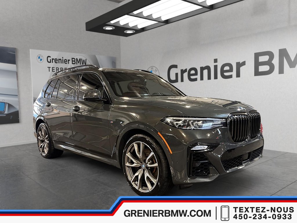 2022 BMW X7 M50i,PREMIUM PACKAGE,TRAILER HITCH,M SPORT BRAKES in Terrebonne, Quebec - 1 - w1024h768px