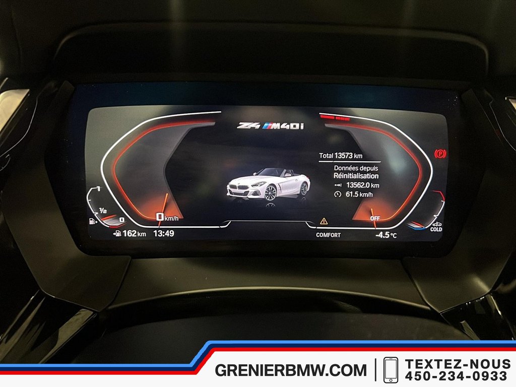 BMW Z4 M40i Roadster, 6 Speed Manual, Premium Enhanced 2025 à Terrebonne, Québec - 11 - w1024h768px