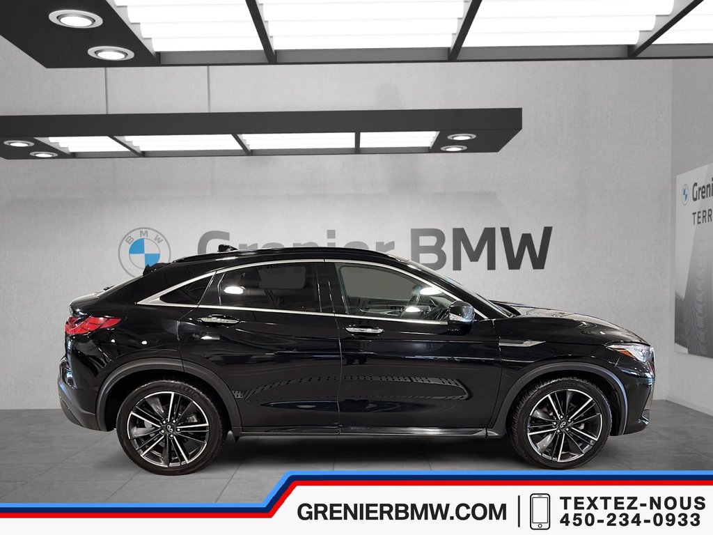 Infiniti QX55 Sensory, Black on Red Interior, Bose Sound System 2022 à Terrebonne, Québec - 3 - w1024h768px