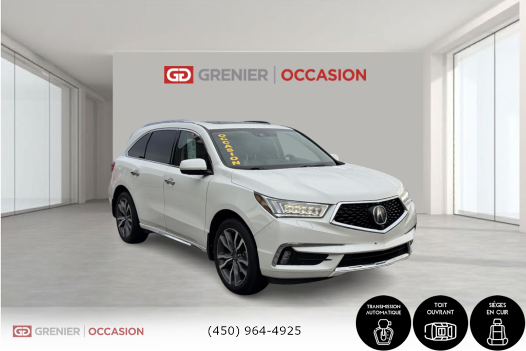 Acura MDX Elite AWD Toit Ouvrant Bas Kilométrage 2019 à Terrebonne, Québec - 1 - w1024h768px