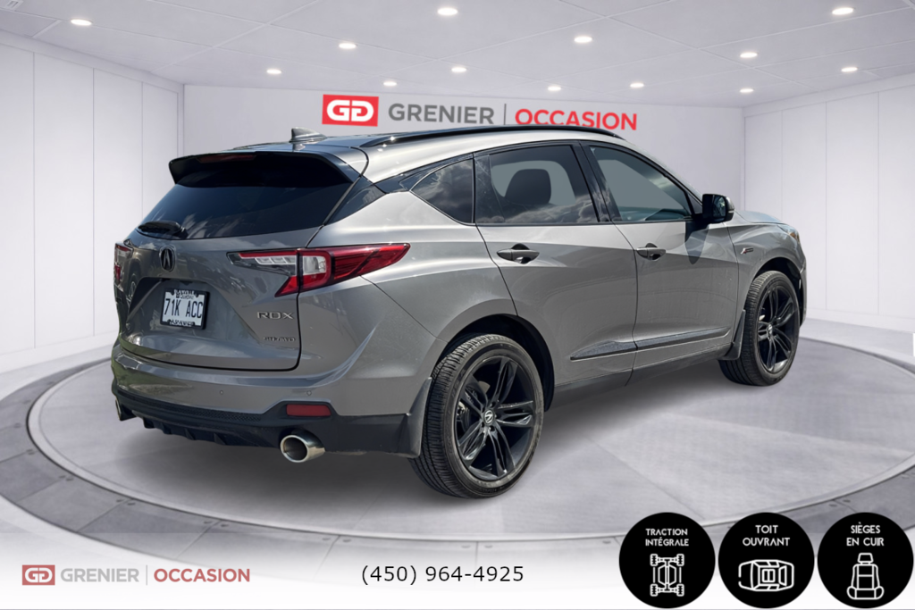 2023 Acura RDX A-Spec Cuir Rouge Bas Kilométrage in Terrebonne, Quebec - 2 - w1024h768px