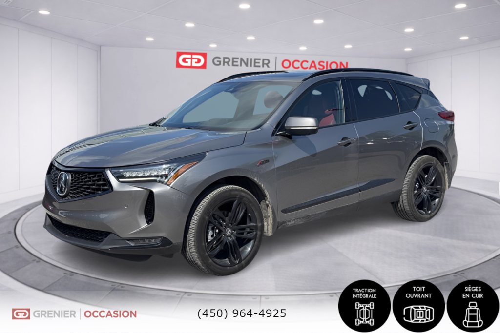 2023 Acura RDX A-Spec Cuir Rouge Bas Kilométrage in Terrebonne, Quebec - 5 - w1024h768px