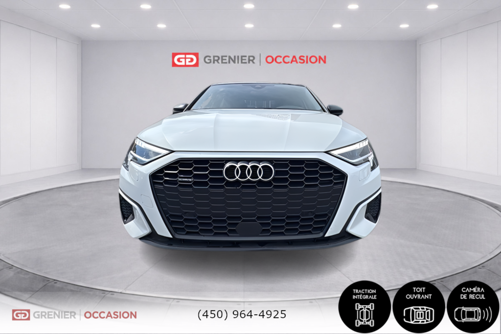 2024 Audi A3 Komfort Black Optic Package in Terrebonne, Quebec - 6 - w1024h768px