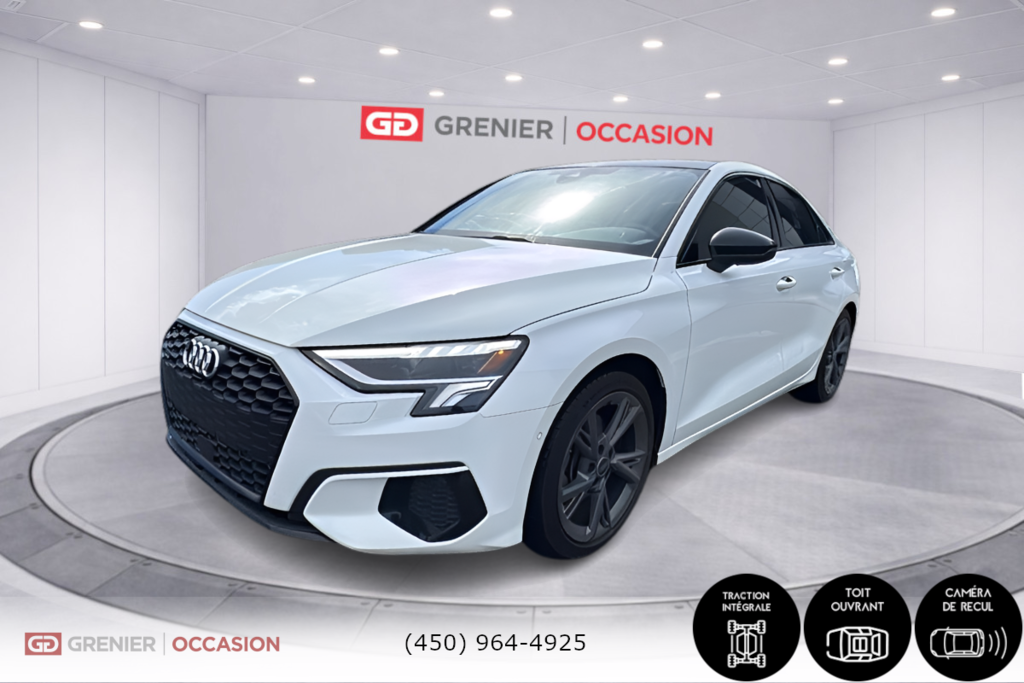 2024 Audi A3 Komfort Black Optic Package in Terrebonne, Quebec - 5 - w1024h768px