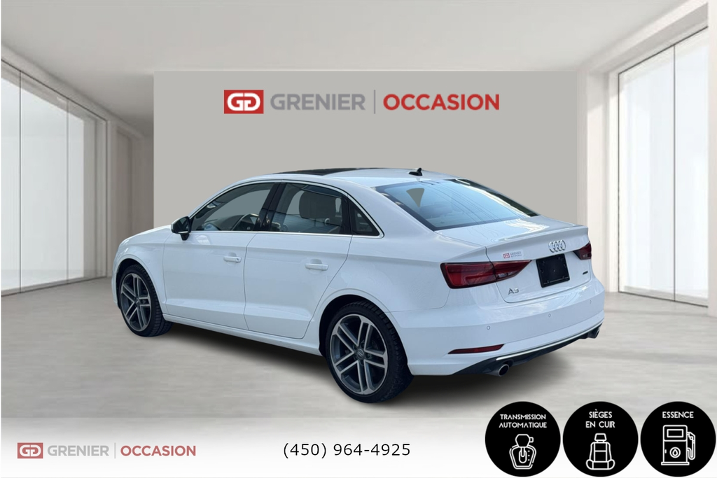 Audi A3 Progressiv Quatro cuir toit ouvrant 2019 à Terrebonne, Québec - 4 - w1024h768px