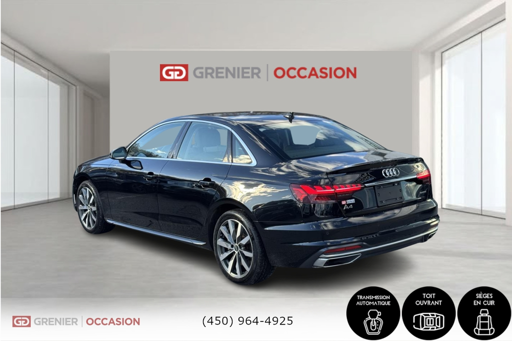 2023 Audi A4 Komfort Quattro Toit ouvrant Cuir in Terrebonne, Quebec - 4 - w1024h768px