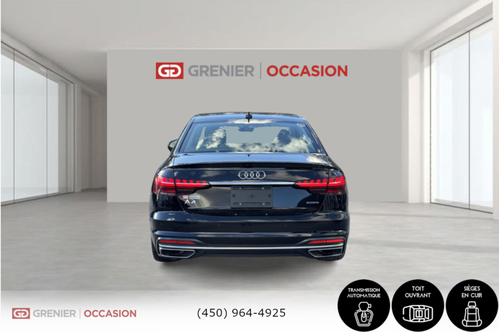 2023 Audi A4 Komfort Quattro Toit ouvrant Cuir in Terrebonne, Quebec - 5 - w1024h768px