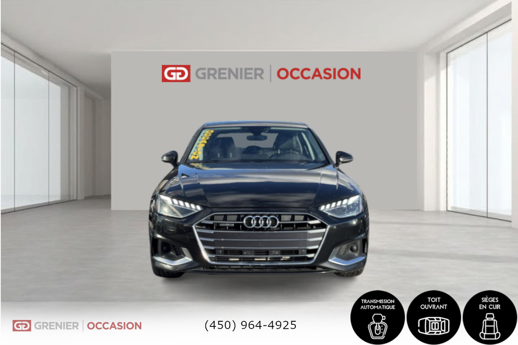 2023 Audi A4 Komfort Quattro Toit ouvrant Cuir in Terrebonne, Quebec - 2 - w1024h768px