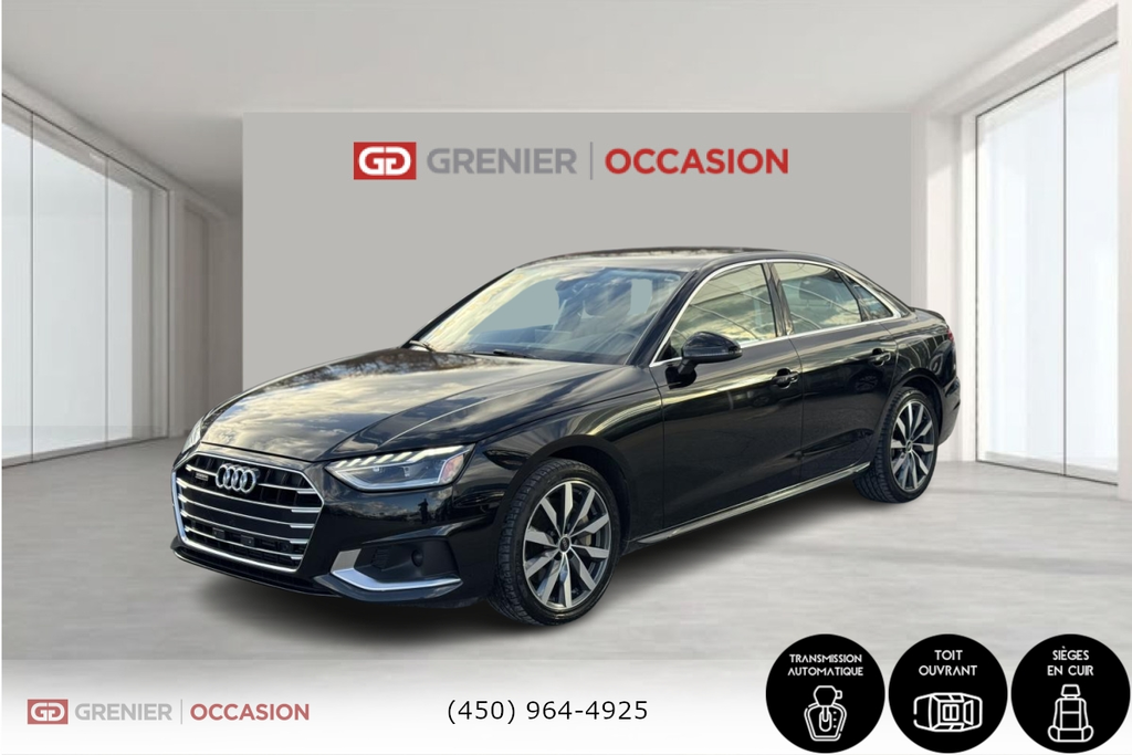 2023 Audi A4 Komfort Quattro Toit ouvrant Cuir in Terrebonne, Quebec - 3 - w1024h768px
