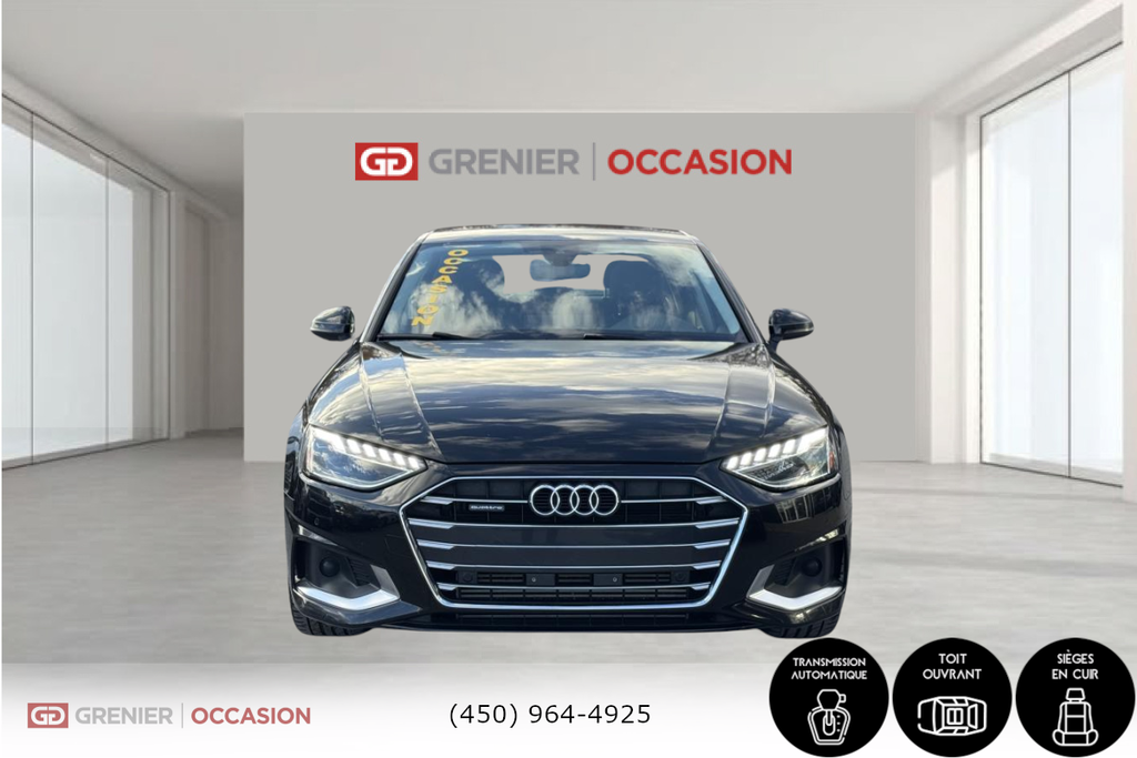 2023 Audi A4 Komfort Quattro Toit ouvrant Cuir in Terrebonne, Quebec - 2 - w1024h768px