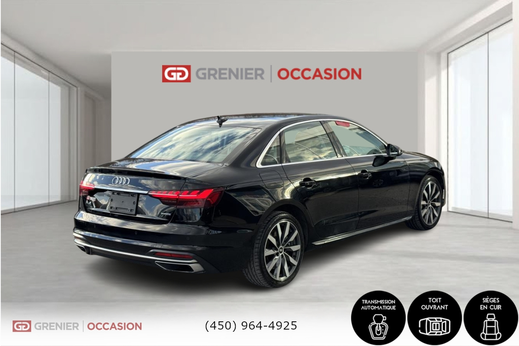2023 Audi A4 Komfort Quattro Toit ouvrant Cuir in Terrebonne, Quebec - 6 - w1024h768px