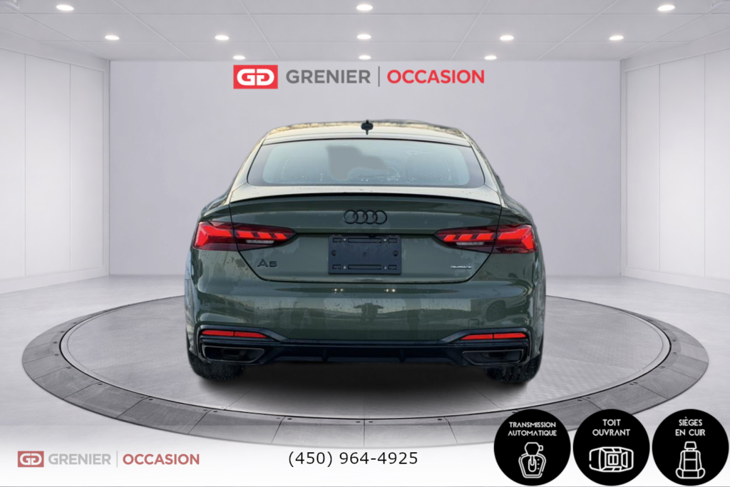 2023 Audi A5 Sportback Progressiv S Line 8 Mag Bas Kilo in Terrebonne, Quebec - 5 - w1024h768px