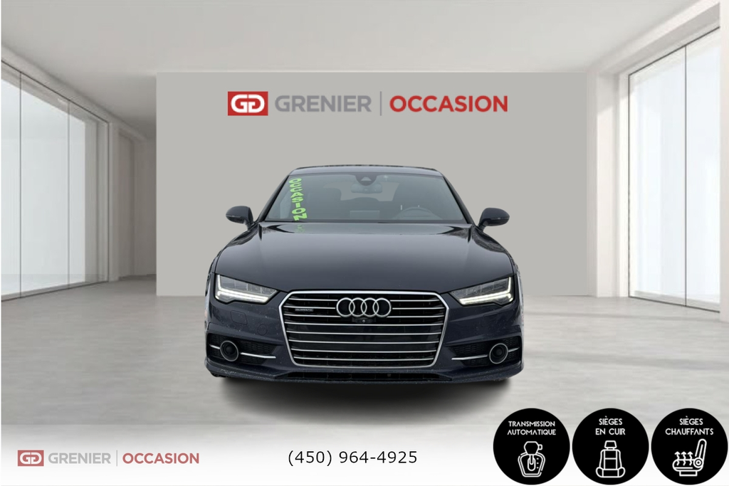 Audi A7 3.0T Technik AWD Cuir Toit Ouvrant 2017 à Terrebonne, Québec - 2 - w1024h768px