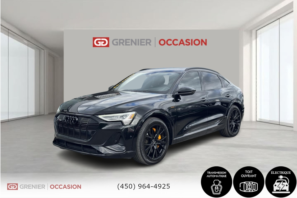 2022 Audi E-tron Sportback Technik Toit Panoramique Bas Kilométrage in Terrebonne, Quebec - 3 - w1024h768px