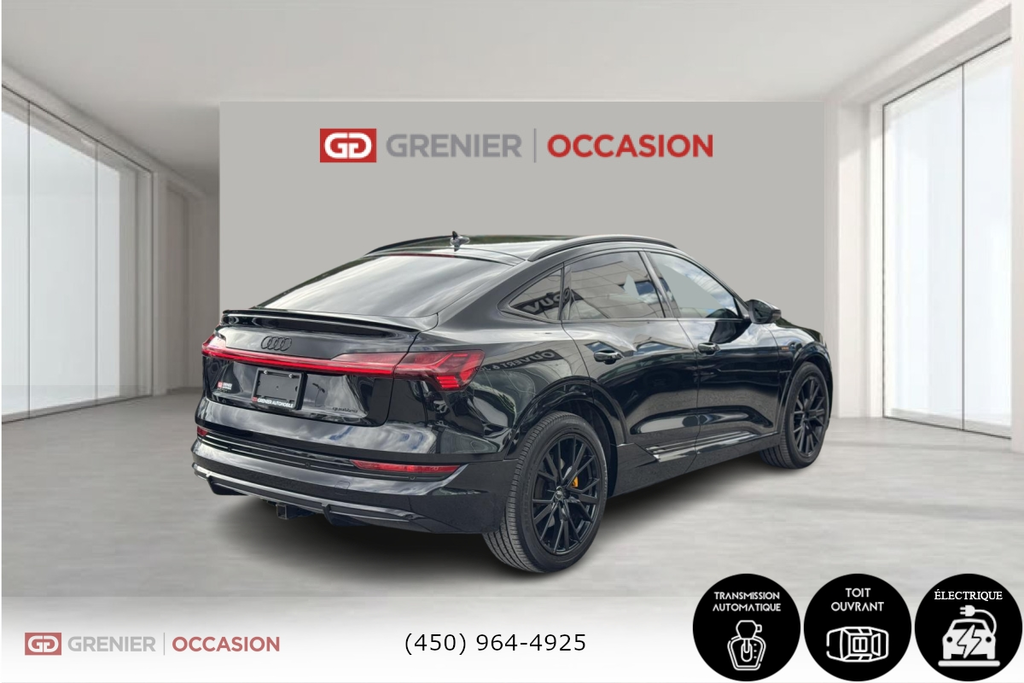 2022 Audi E-tron Sportback Technik Toit Panoramique Bas Kilométrage in Terrebonne, Quebec - 6 - w1024h768px