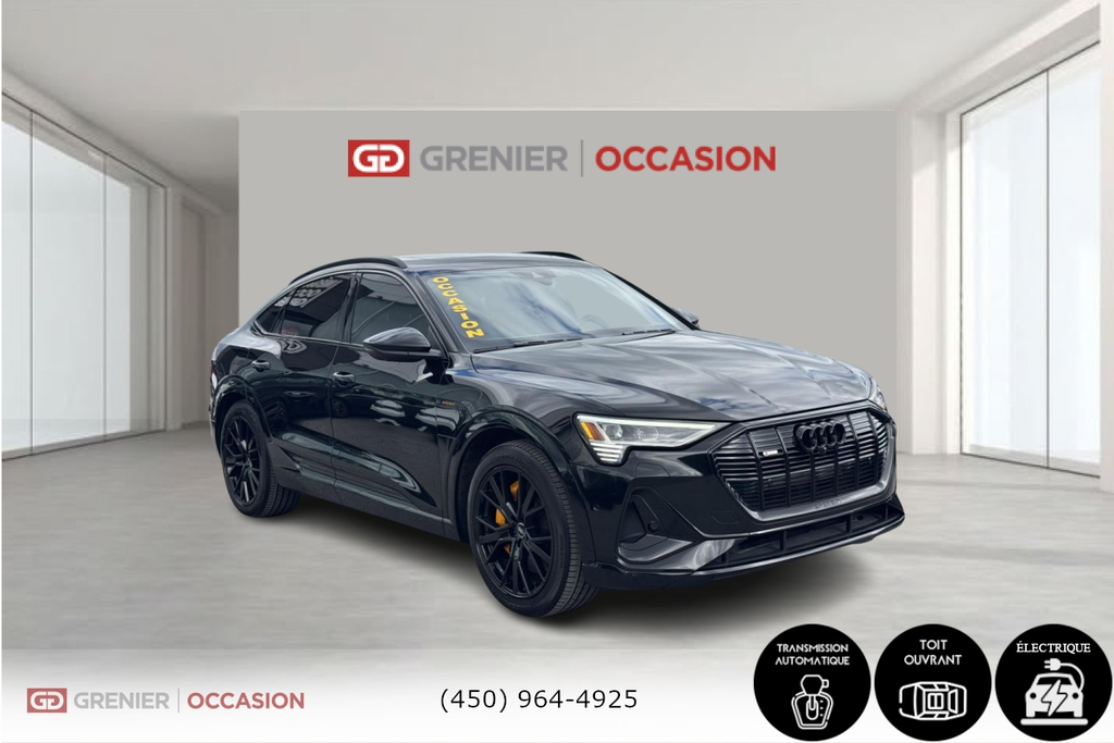 2022 Audi E-tron Sportback Technik Toit Panoramique Bas Kilométrage in Terrebonne, Quebec - 1 - w1024h768px