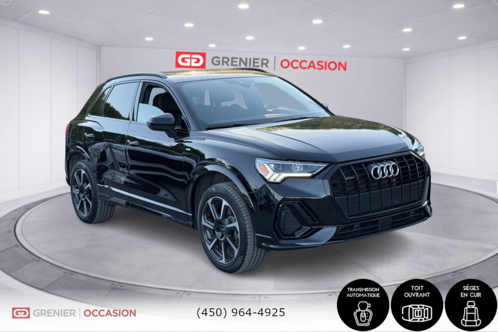 2024 Audi Q3 Progressiv S-Line Black Optic in Terrebonne, Quebec - 1 - w1024h768px