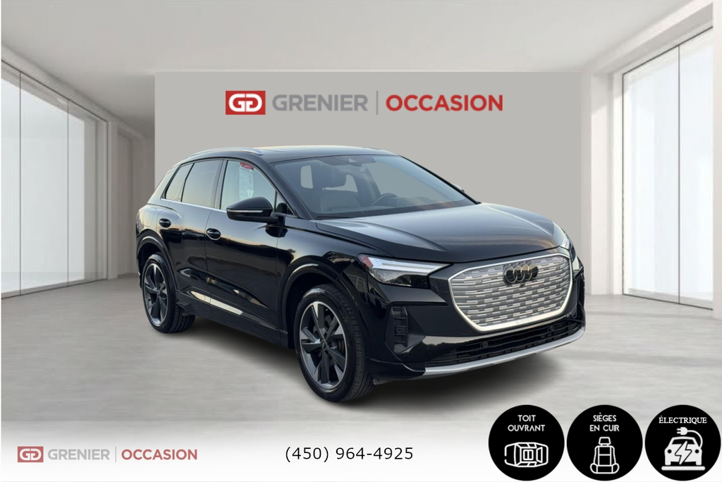 Audi Q4 e-tron 50 Quattro Bas Kilométrage 2023 à Terrebonne, Québec - 1 - w1024h768px