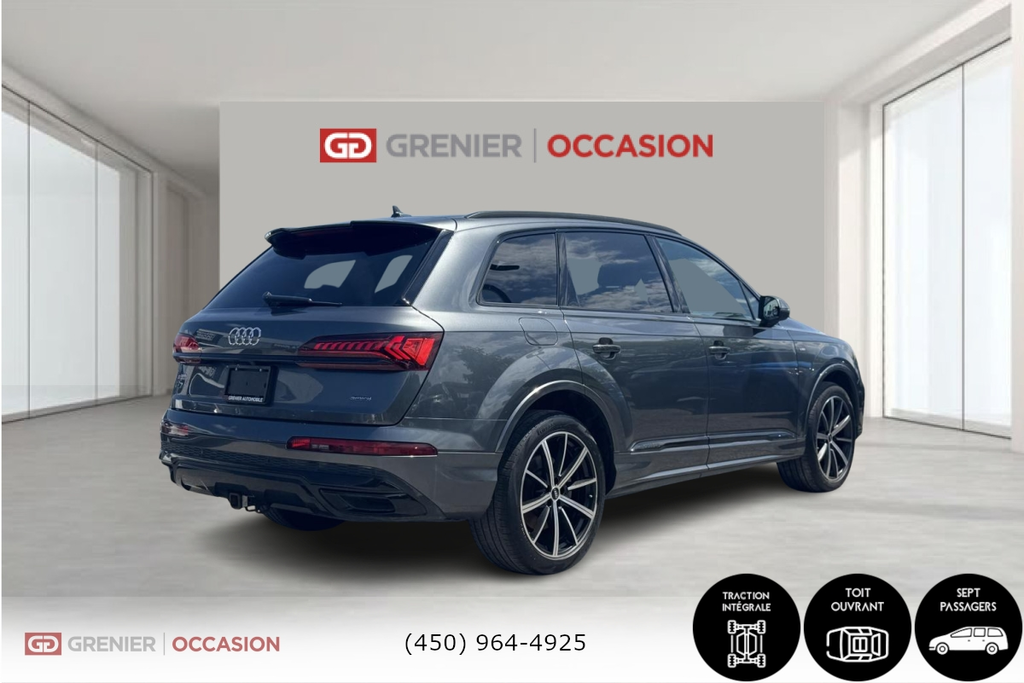 Audi Q7 Komfort S Line Cuir Toit Panoramique 2022 à Terrebonne, Québec - 6 - w1024h768px