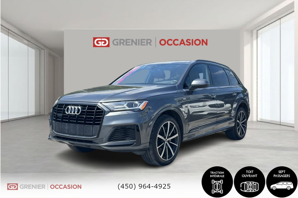 Audi Q7 Komfort S Line Cuir Toit Panoramique 2022 à Terrebonne, Québec - 3 - w1024h768px